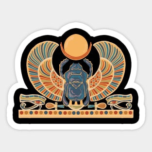 Egyptian Sacarabeus Sticker